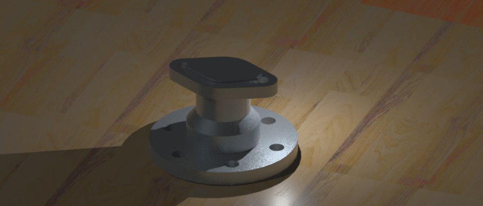 Gerenderter Flansch